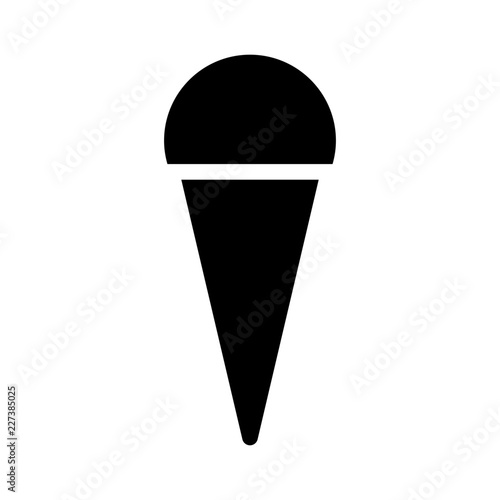 Icecream Cone Food Restaurant Bar Diner Drink vector icon