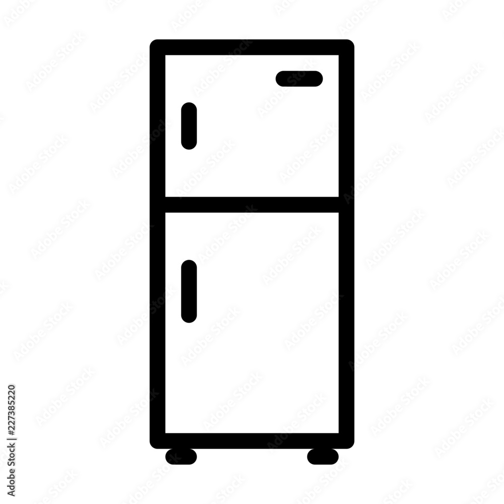 Fridge Freeze Electronic Devices Hardware Electric Equipment vector icon Fridge Freeze Electronic Devices Hardware Electric Equipment vector icon