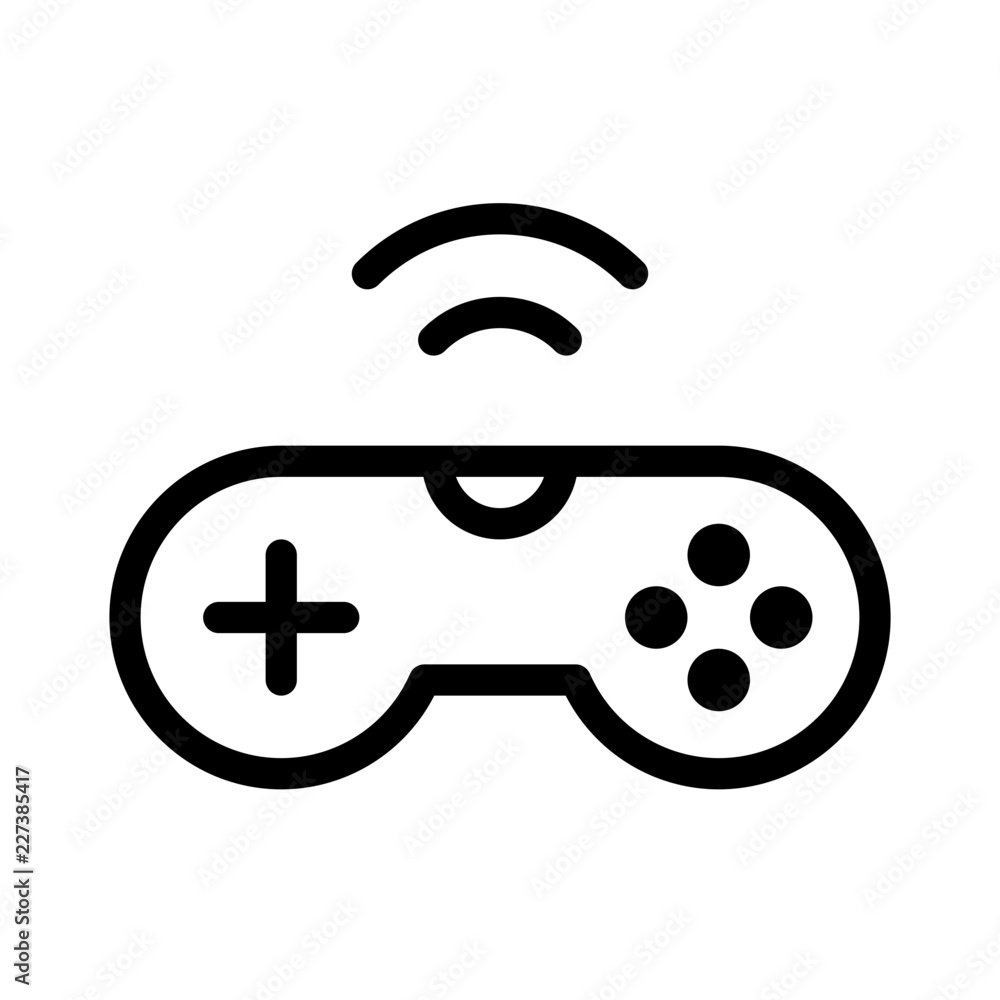 Gamepad Wireless Devices Electronic Hardware Technology vector icon Gamepad Wireless Devices Electronic Hardware Technology vector icon