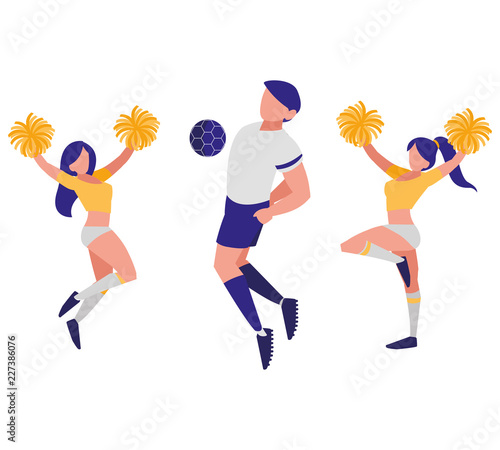 cheerleader girls design