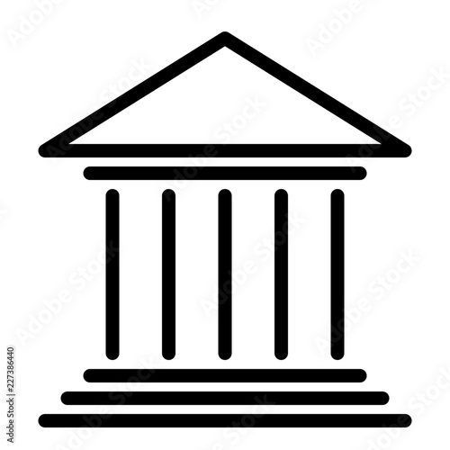 Government Lawyer Judge Judgement Law vector icon