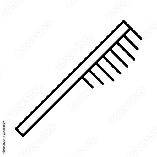Hairbrush Hairdresser Barber Coiffeur Haircutter vector icon