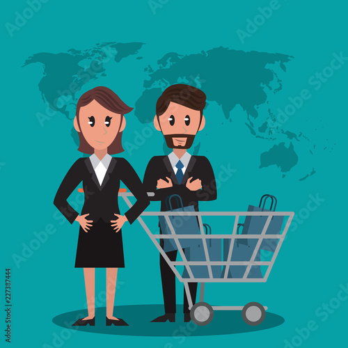 Business bankers teamwork