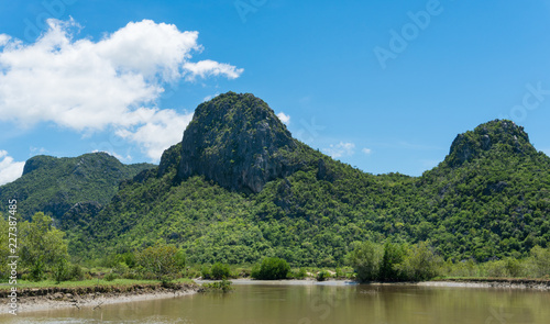 Khao Dang Stone or Rock Mountain or Hill at Prachuap Khiri Khan Thailand 2
