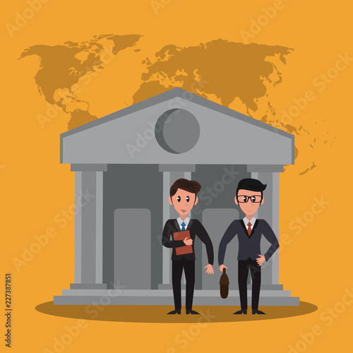 Business bankers teamwork