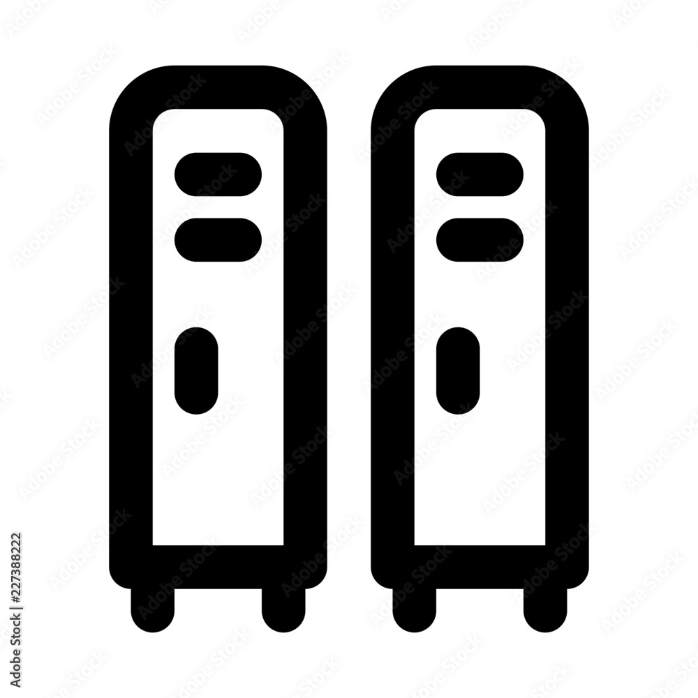 Locker Education School Learning Creation Culture vector icon Locker Education School Learning Creation Culture vector icon
