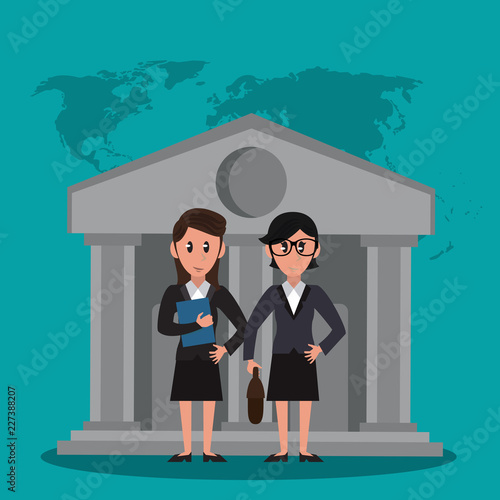 Business bankers teamwork