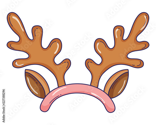 reindeer headband cartoon