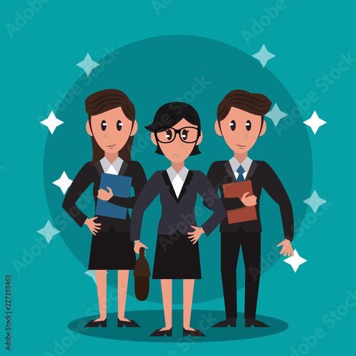 Business bankers teamwork