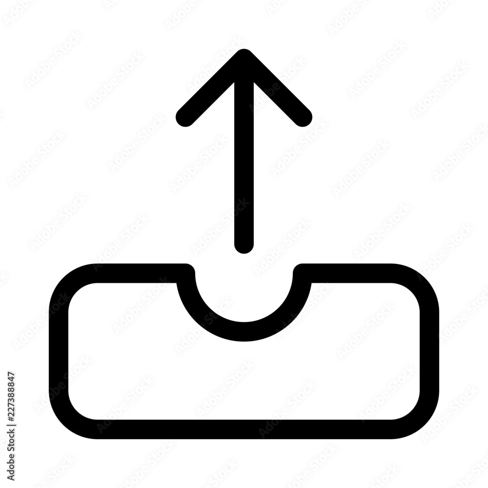 Mail Outgoing Archive Gui Web vector icon Mail Outgoing Archive Gui Web vector icon