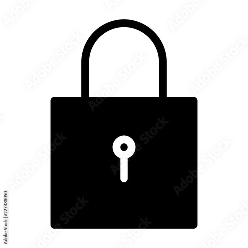 Lock Interface App Gui Software Buttons vector icon