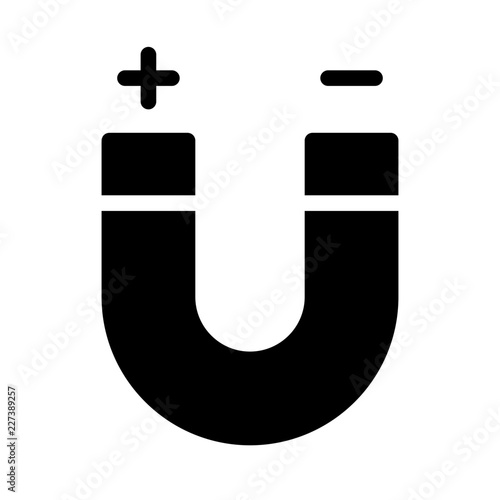 Magnetism Education School Learning Creation Culture vector icon