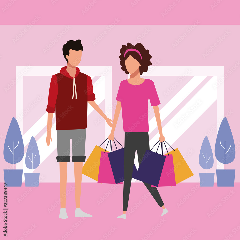 people shopping at mall people shopping at mall