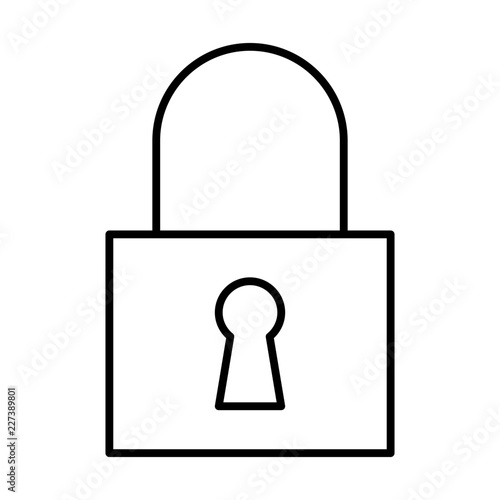 Lock Security Service Care Quality Business Kopie vector icon