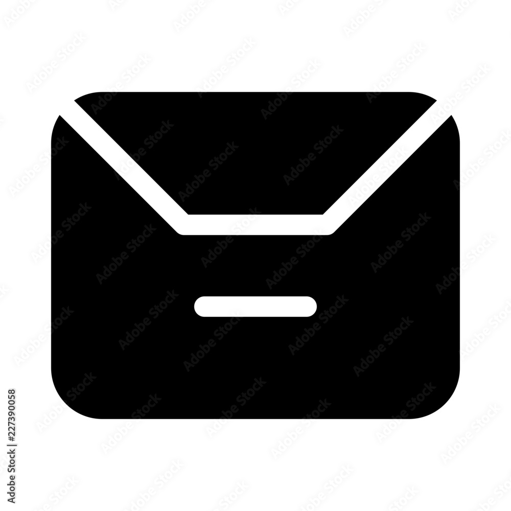 Mail Envelope Remove Delivery Gui Web vector icon Mail Envelope Remove Delivery Gui Web vector icon