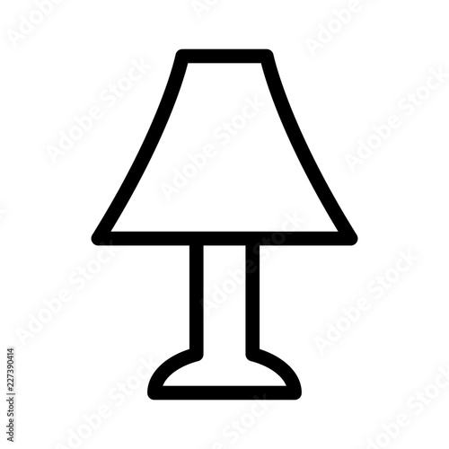 Lamp Technology Devices Equipment Automation Big Data vector icon