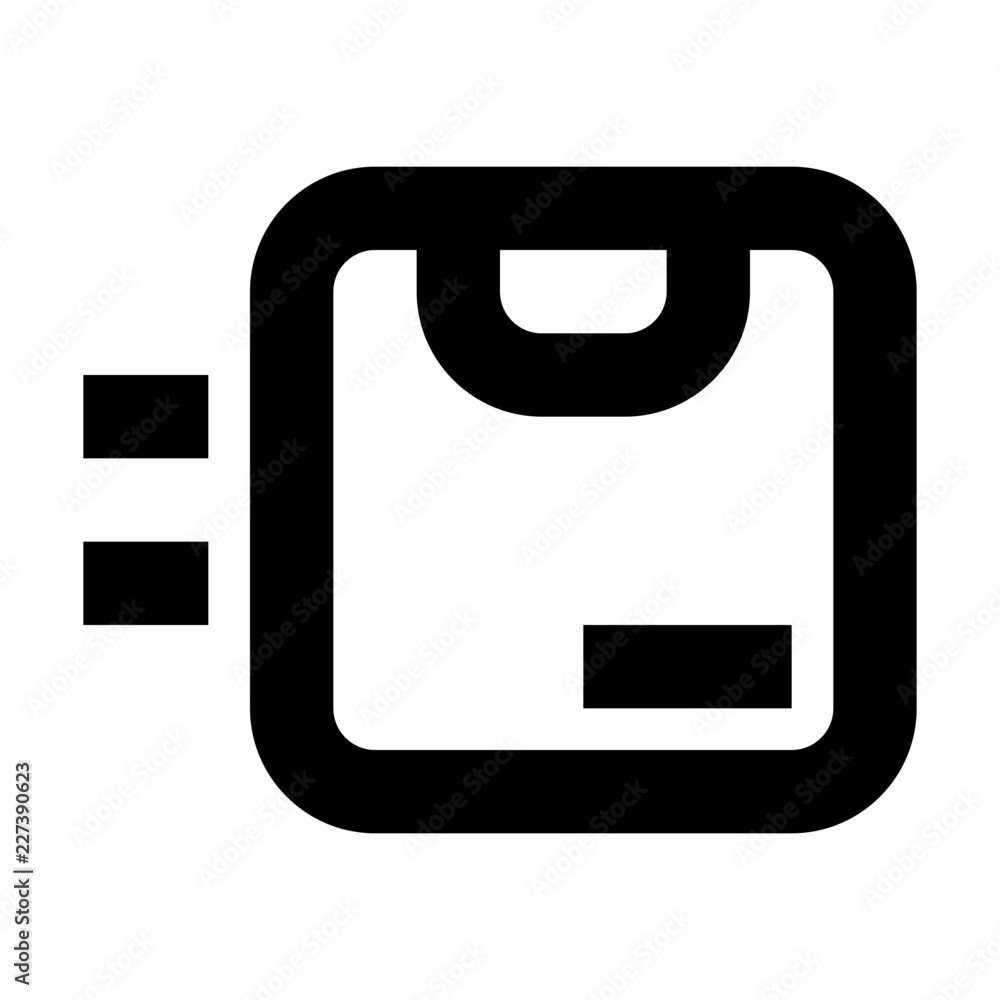 Mail Parcel Service Delivery Fast Express vector icon Mail Parcel Service Delivery Fast Express vector icon