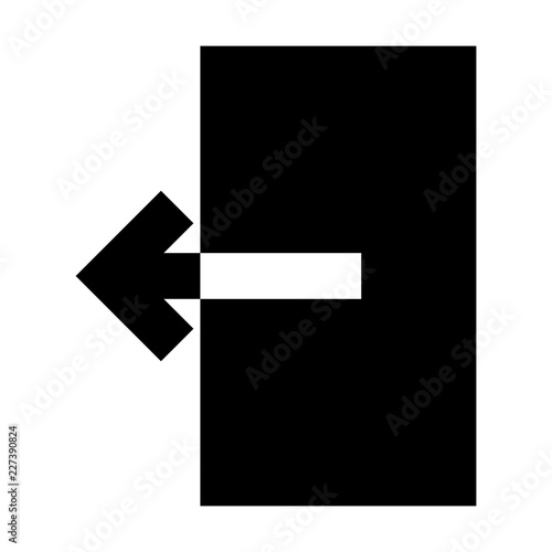 Logout Account Intranet Gui Web vector icon