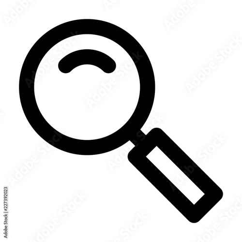 Magnifying Glass Education School Learning Creation Culture vector icon