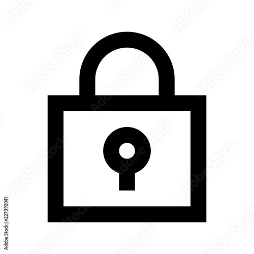 Lock Protect Security Gui Web vector icon