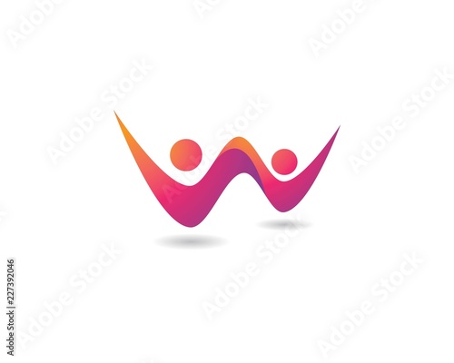 community care Logo template