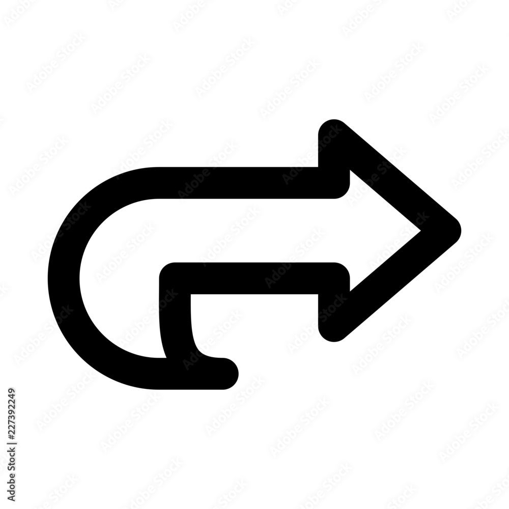 Mail Forward Application Web Interface Software vector icon Mail Forward Application Web Interface Software vector icon