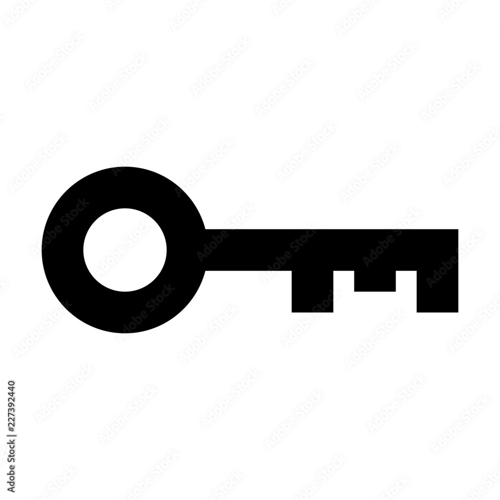 Key Lock Protect Security Gui Web vector icon Key Lock Protect Security Gui Web vector icon