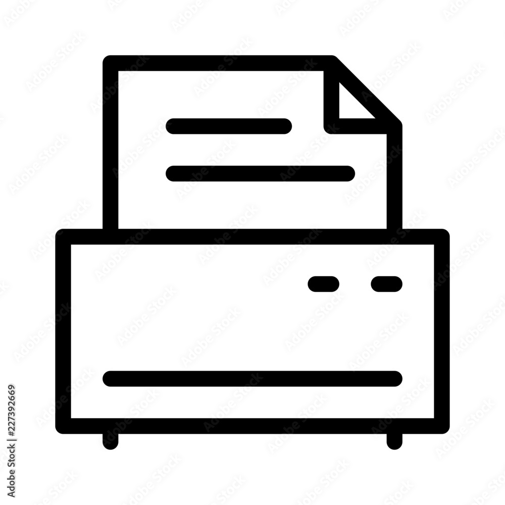 Laserprinter Electronics Devices Technology Products vector icon Laserprinter Electronics Devices Technology Products vector icon