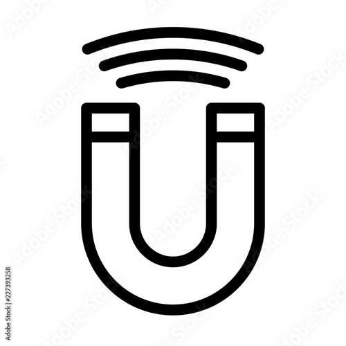 Magnet Attracting Work Business Seo Agency Work vector icon