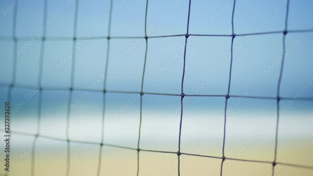 Close up of volleyball net at the beach Close up of volleyball net at the beach
