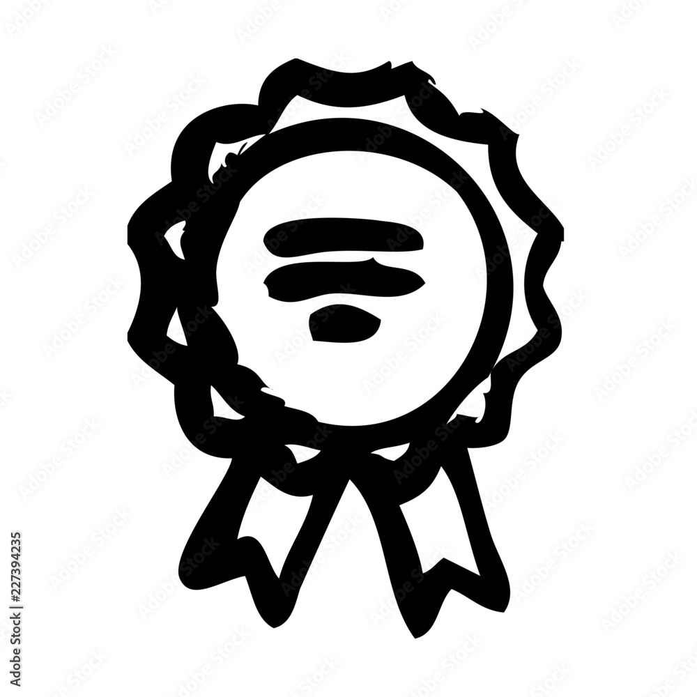 Medal Best Service Care Quality Business vector icon Medal Best Service Care Quality Business vector icon