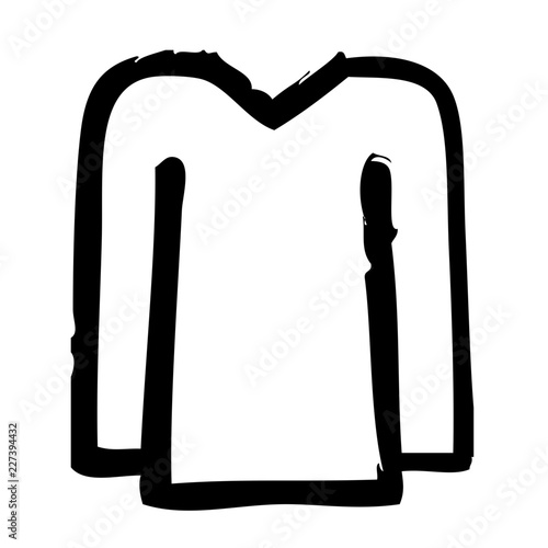 Longshirt Clothes Fashion Wear Laundry Clothing vector icon