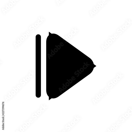 Media Controlls Slomo Forward Gui Web vector icon