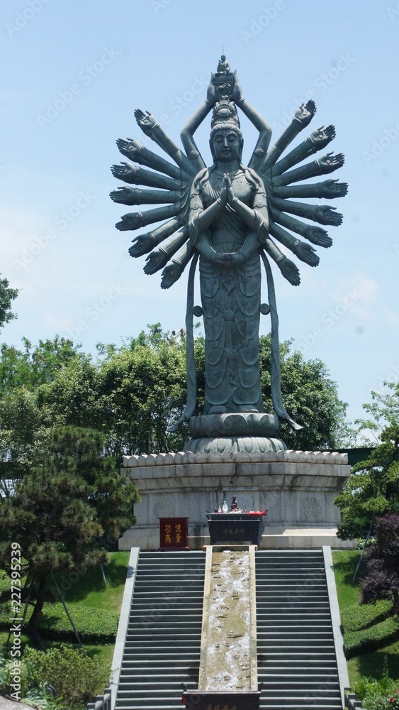 china tall goddess status with many hands china tall goddess status with many hands