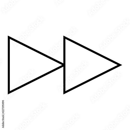 Mediactrl Forward vector icon
