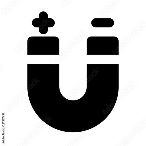 Magnetism Education School Learning Creation Culture vector icon