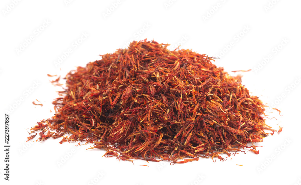 Fototapeta premium Beautiful Red Spice of the Saffron Flower