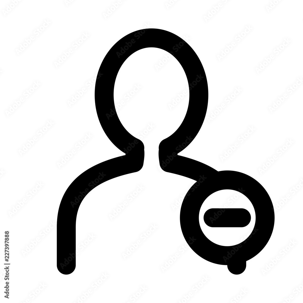 Male User Clear Account Interface Login vector icon Male User Clear Account Interface Login vector icon