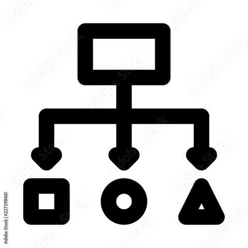 Methodologies Method Strategy Flow vector icon