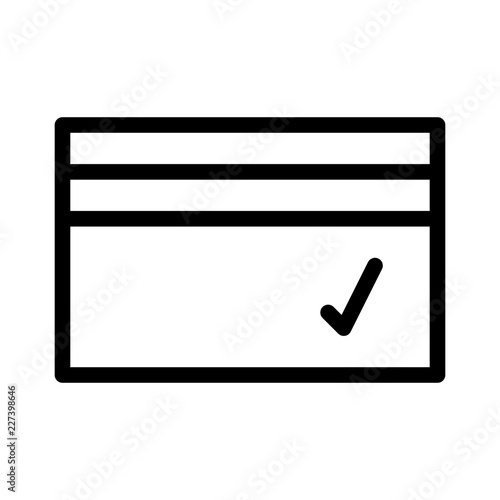 Payed Creditcard Cash Electronic Money Purchase vector icon