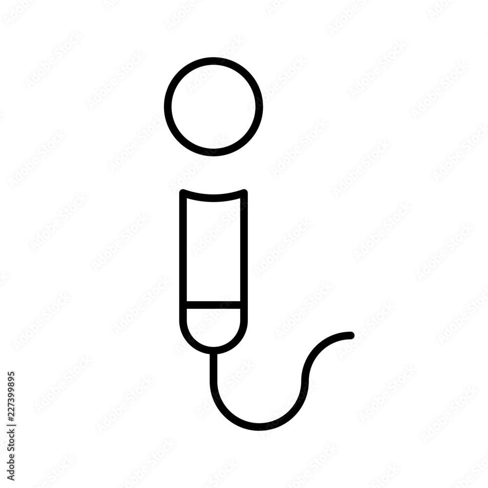 Microphone Conference Presentation Workshop Business vector icon Microphone Conference Presentation Workshop Business vector icon