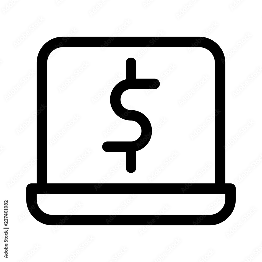 Notebook Dollar Commerce Market Shop Supermarket vector icon Notebook Dollar Commerce Market Shop Supermarket vector icon