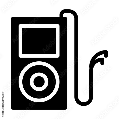 Mp3 Player Music Sound Song Melody Tune vector icon