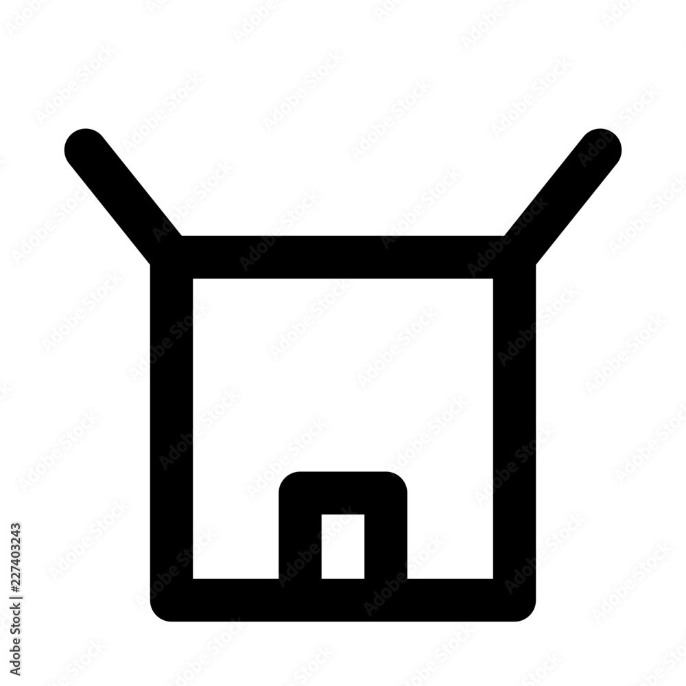 Package Mail Postal Service Envelope Delivery vector icon Package Mail Postal Service Envelope Delivery vector icon