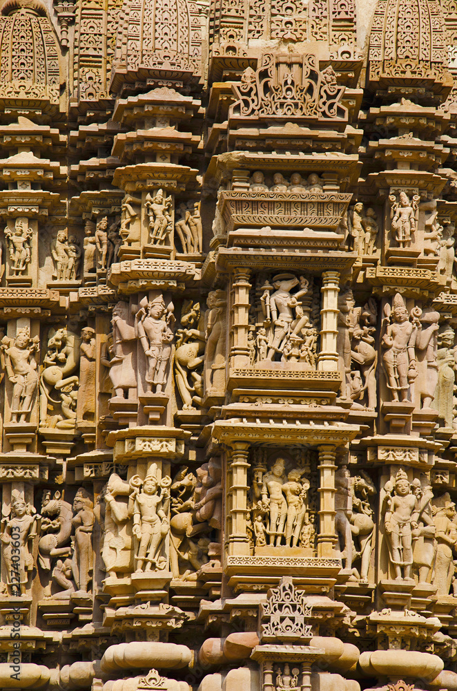 DEVI JAGDAMBA, Wall Sculptures, Varaha and others Western Group, Khajuraho, Madhya Pradesh, UNESCO World Heritage Site