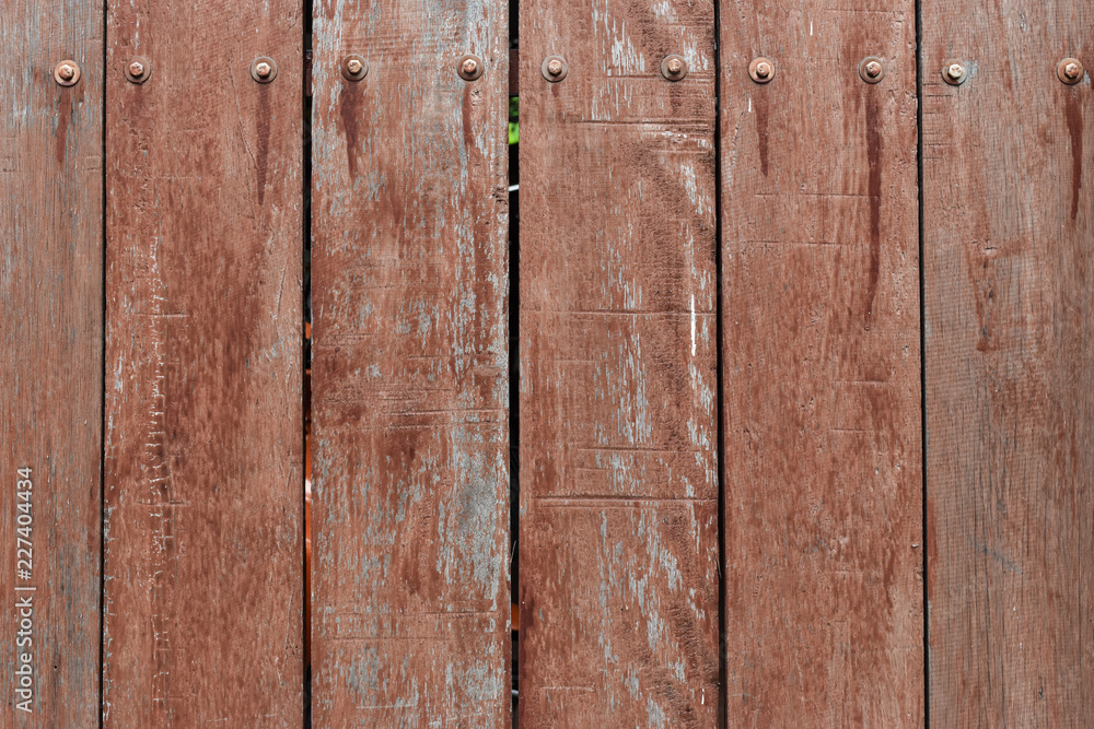 Naklejka premium Brown wooden texture, Wood planks, wood surface for background and wallpaper