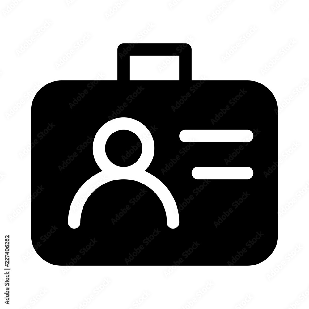 Passport Idcard Pass Gui Web vector icon Passport Idcard Pass Gui Web vector icon
