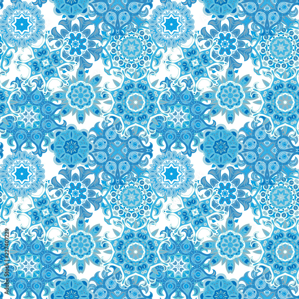 Mandala. Ethnic motifs vector seamless pattern Mandala. Ethnic motifs vector seamless pattern