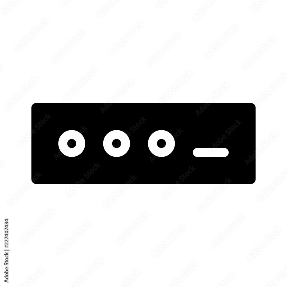 Password Sucurity Technology Devices Equipment Automation Big Data vector icon Password Sucurity Technology Devices Equipment Automation Big Data vector icon