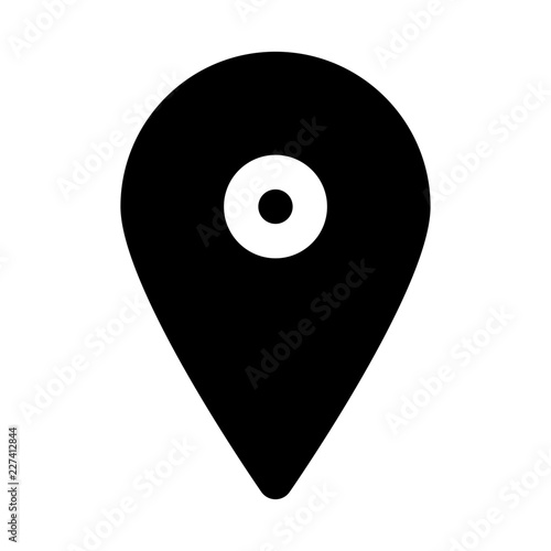 Pin City Town Map Locations vector icon
